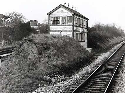 Heath Junction signal box, Cardiff to Coryton railway line, Cardiff Railway Cardiff, south Wales, UK