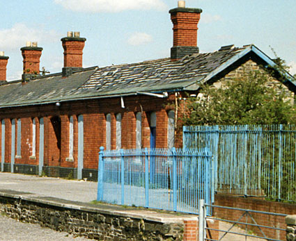 Photos of signalboxes and stations, a trip around the south Wales valley railways Spring 1989