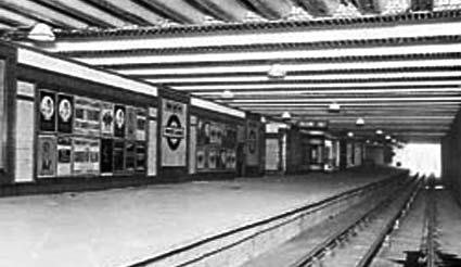 Wood Lane tube station, White City, Shepherd's Bush, London, England