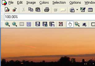 image editing window, iMatch photo management software