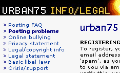 Example of website FAQ