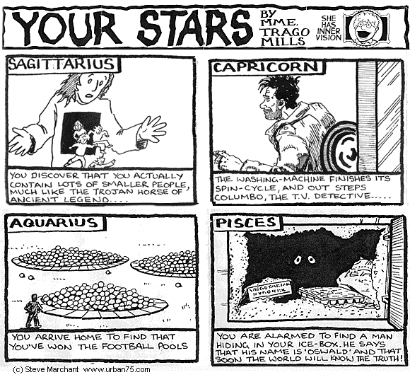 Astrology - your stars. See what the future has in store for you with Mme Trago Mills
