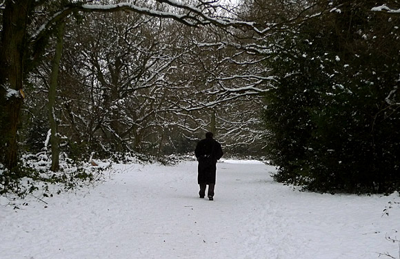 Walking the London Loop. Section 5 - Hamsey Green to Coulsdon South, London and Surrey, England UK, January, 2010