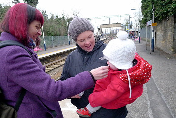 Walking the London Loop, section 24, Rainham to Purfleet, Essex, Sunday 2nd January, 2011