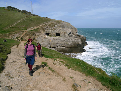 South West Coast path walk, past Anvil Point, Blackers Hole and Dancing Ledge  Dorset, May 2009 - photos, feature and comment - photos, feature and comment
