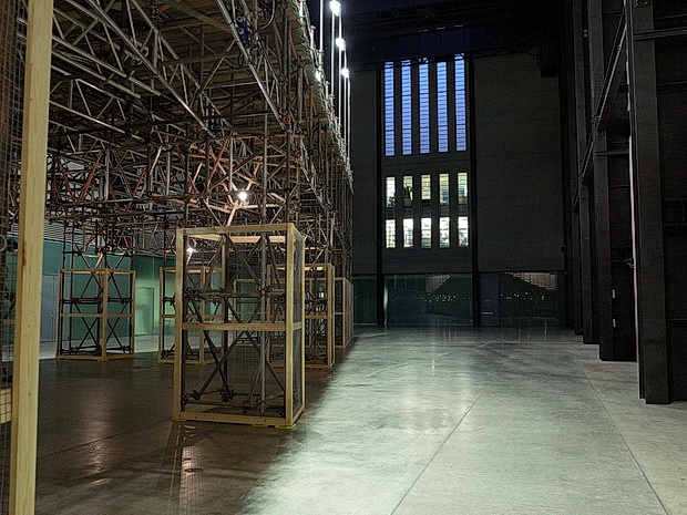Abraham Cruzvillegas: Empty Lot. A bit like watching paint dry. Or weeds grow. Turbine Hall, Tate Modern, London