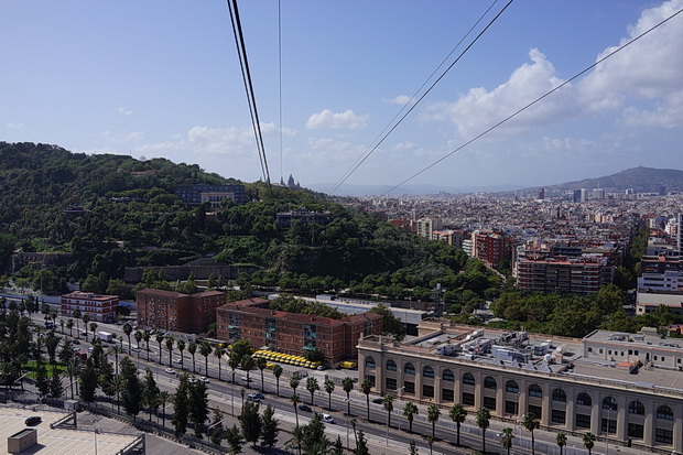 In photos: A cable car trip across Barcelona's old harbour from Mount Montjuïc to Barcelona Beach