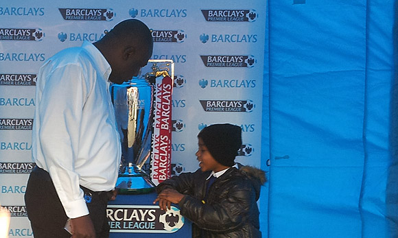 Premier League trophy comes to Brixton with Barclays Bank relaunch