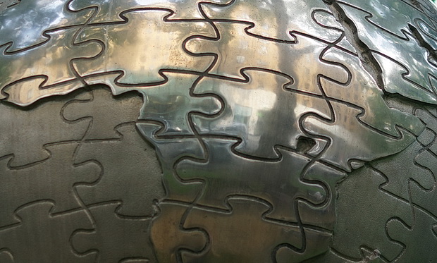 In photos: Berkeley Square and The Four Loves sculpture by Lorenzo Quinn, london