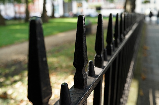 In photos: Berkeley Square and The Four Loves sculpture by Lorenzo Quinn, london