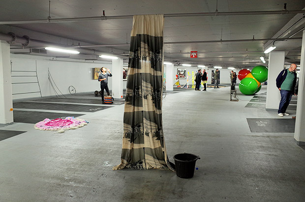 Big Deal Number 5 art show at the Cavendish Square underground car park, London W1G 0PN