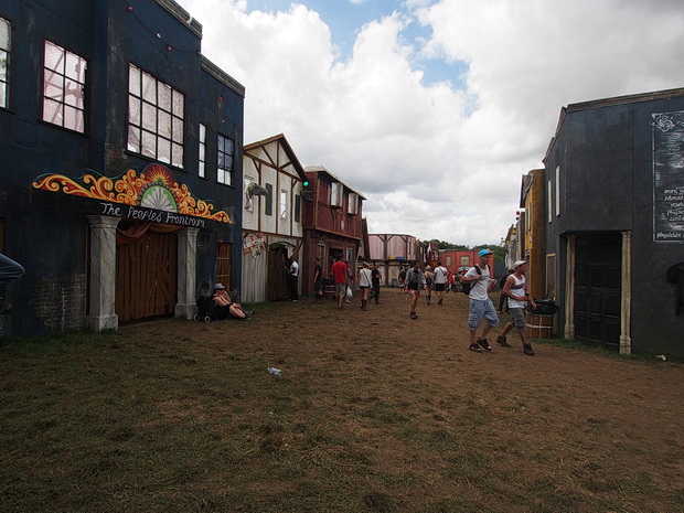 Photos of Boomtown Fair, music festival near Winchester, England, August 2014