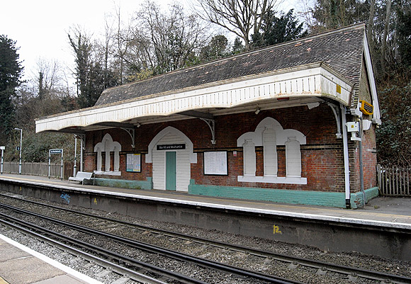 The châteauesque glory of Box Hill railway station