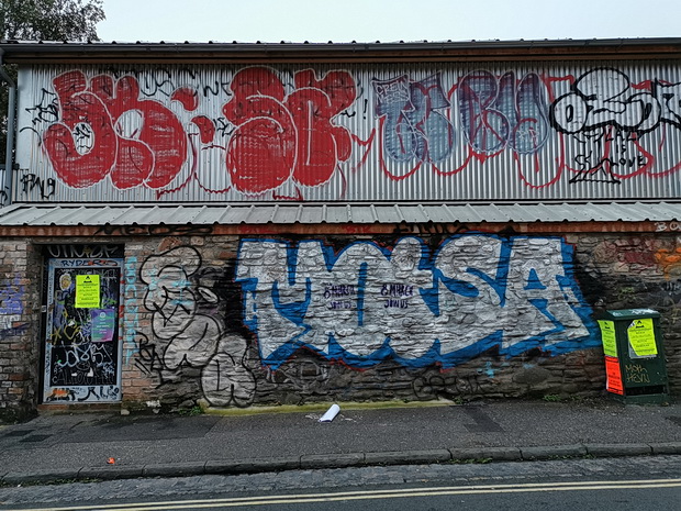 Bristol photos: street art, station, pubs and rain
