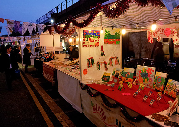 Brixton Christmas market packs them in, Saturday 10th December
