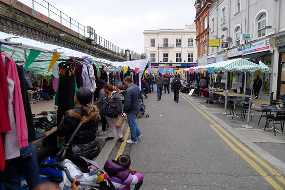 Brixton Flea Market, Saturdays on Brixton Station Road, Brixton London SW9