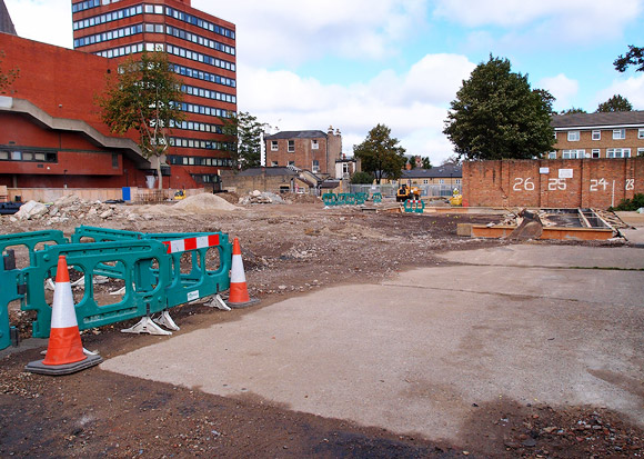 Works starts on Brixton's new ice rink on Pope's Road