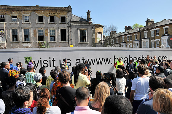 Brixton uprising event, Windrush Square, Sunday 10th April 2011