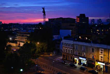 Brixton sunset, Nikon D80