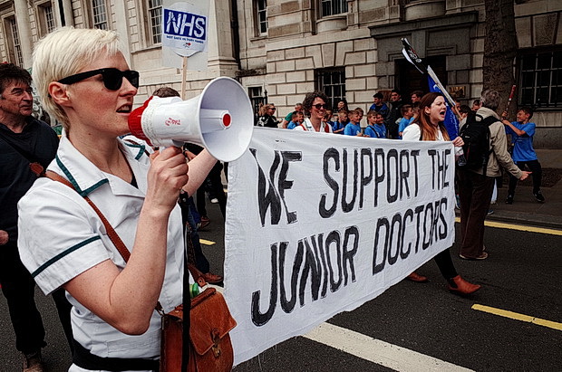 Bursary or Bust - march by student nurses through central London, Saturday 4th June 2016