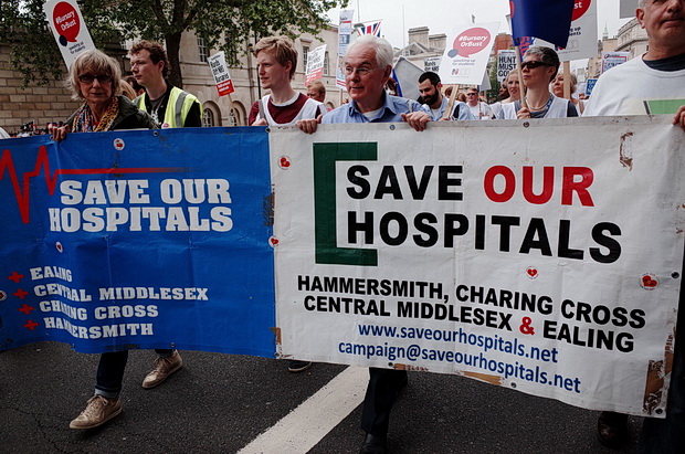 Bursary or Bust - march by student nurses through central London, Saturday 4th June 2016