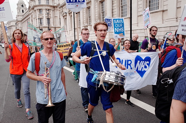 Bursary or Bust - march by student nurses through central London, Saturday 4th June 2016
