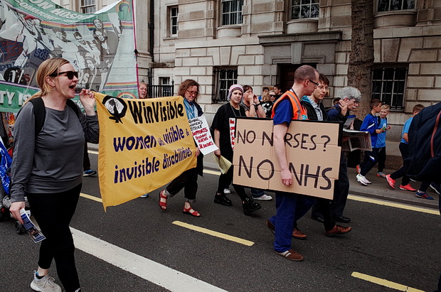 Bursary or Bust - march by student nurses through central London, Saturday 4th June 2016