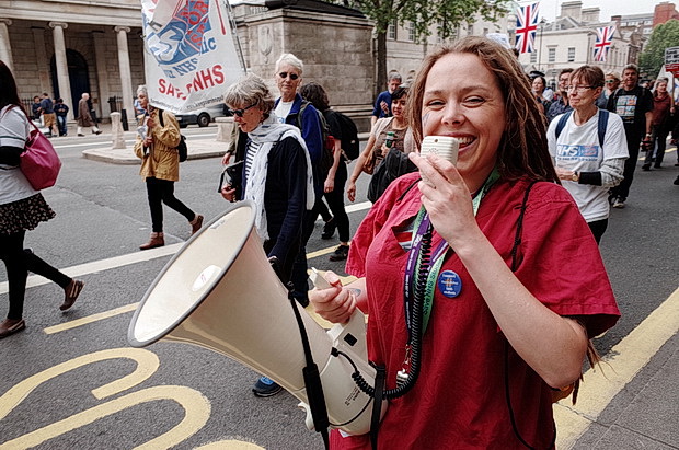 Bursary or Bust - march by student nurses through central London, Saturday 4th June 2016