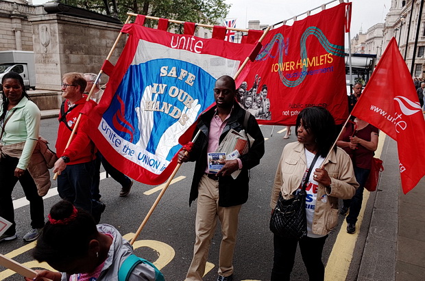 Bursary or Bust - march by student nurses through central London, Saturday 4th June 2016