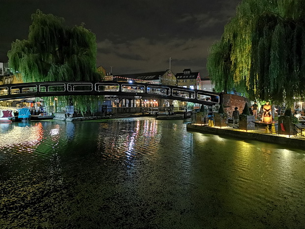 In photos: London's Camden Lock at night