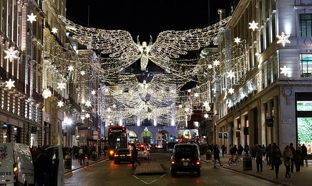In photos: the Christmas lights of London: Trafalgar Square, Mayfair ...