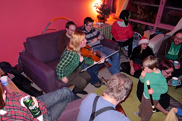 Our musical Christmas house party