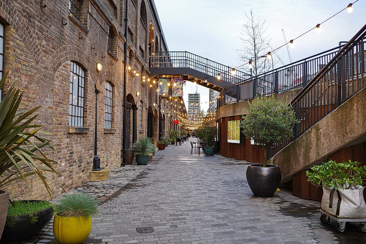 Photo feature: all quiet in Coal Drops Yard after the festive season