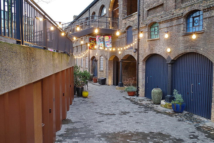 Photo feature: all quiet in Coal Drops Yard after the festive season