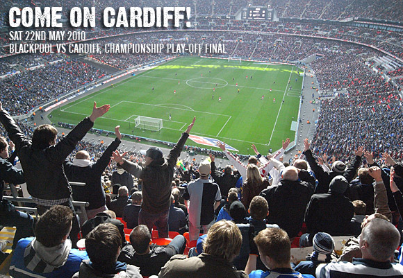 Come on Cardiff! The Play Offs final is here!
