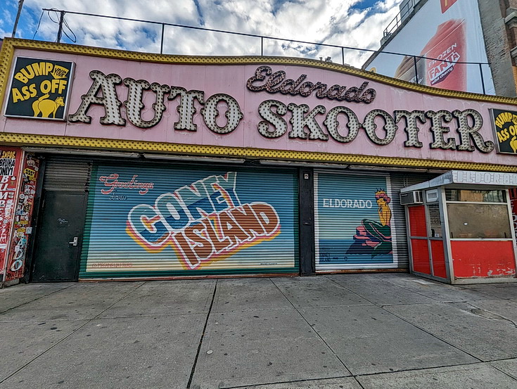 Return to Coney Island - sandy scenes, fun fair architecture and empty beaches