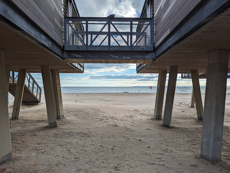 Return to Coney Island - sandy scenes, fun fair architecture and empty beaches