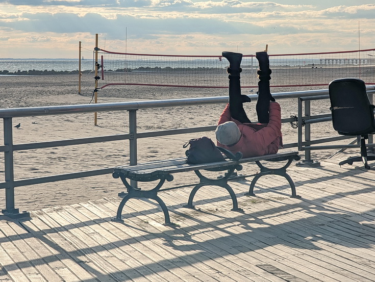 Return to Coney Island - sandy scenes, fun fair architecture and empty beaches
