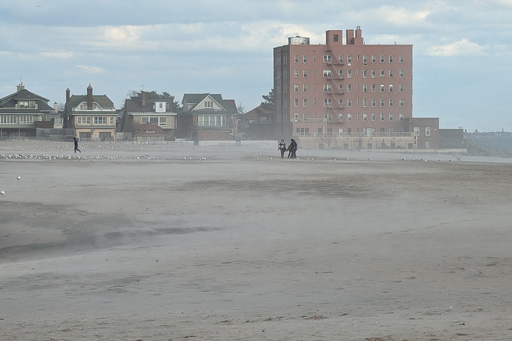 Return to Coney Island - sandy scenes, fun fair architecture and empty beaches