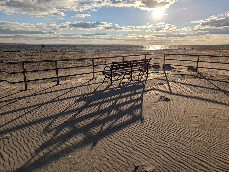 Return to Coney Island - sandy scenes, fun fair architecture and empty beaches