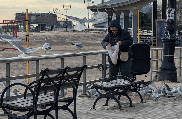 Return to Coney Island - sandy scenes, fun fair architecture and empty beaches