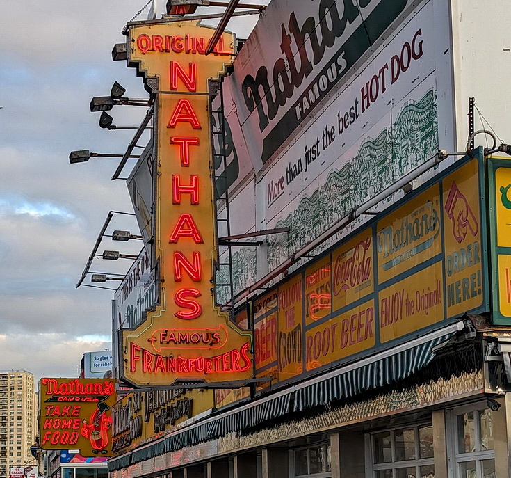 Return to Coney Island - sandy scenes, fun fair architecture and empty beaches