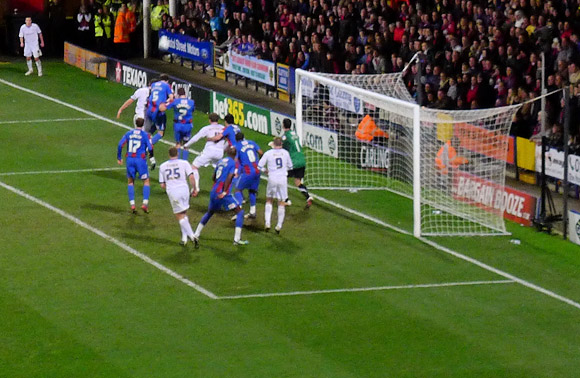 Crystal Palace 1-0 Cardiff City, Carling Cup semi-final at Selhurst Road, Tuesday, 10 January 2012