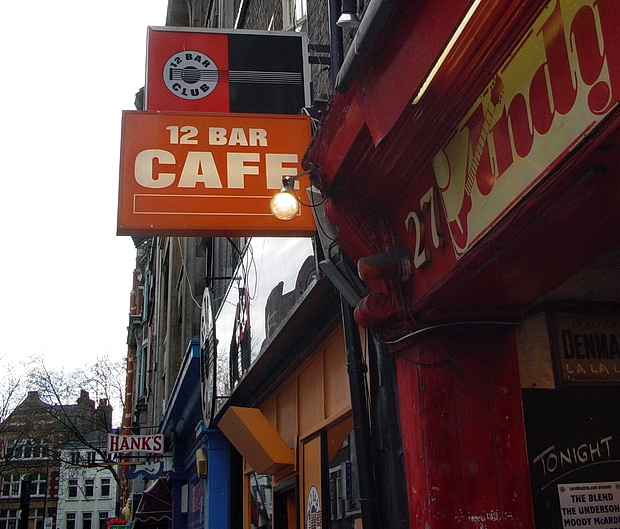 Denmark Street, 12 Bar Club & The Astoria, Soho, London, April 2004