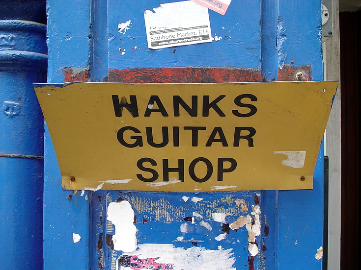 In photos: Tin Pan Alley/Denmark Street, London in 2004