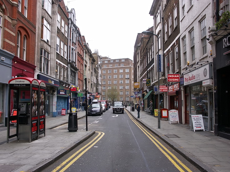 In photos: Tin Pan Alley/Denmark Street, London in 2004