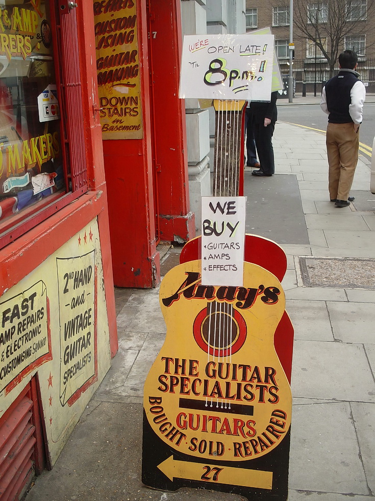 In photos: Tin Pan Alley/Denmark Street, London in 2004