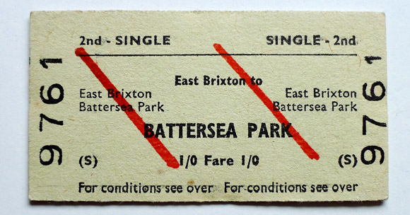 East Brixton station to Battersea, 3rd October 1969