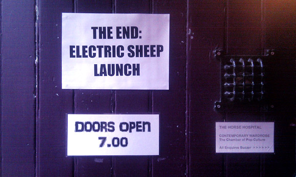Electric Sheep book launch at the Horse Hospital, London