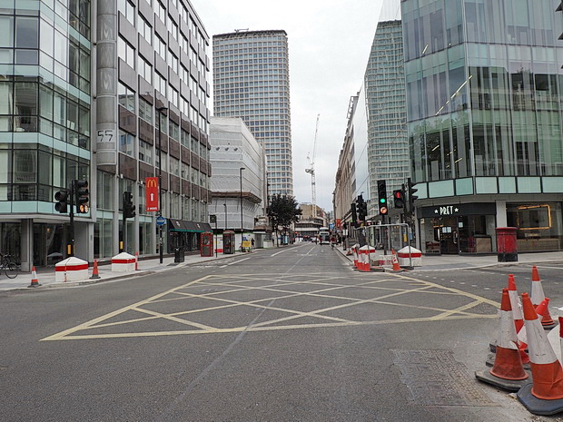 Deserted London: the empty streets of Soho, Leicester Square, Piccadilly Circus and Trafalgar Square, June 2020 